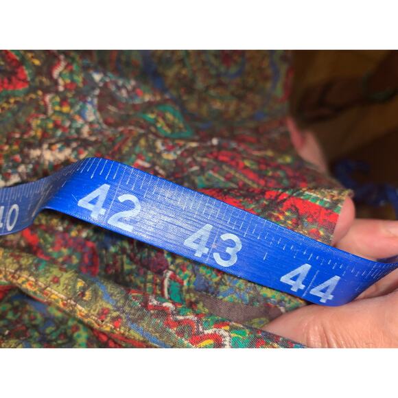 VINTAGE 50’s/60’s PAISLEY COTTON DRESS - Picture 8 of 8